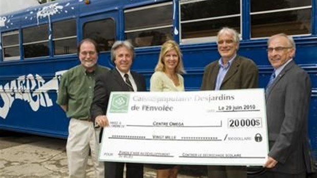 La Caisse Desjardins de l'Envolée appuie la lutte contre le décrochage scolaire