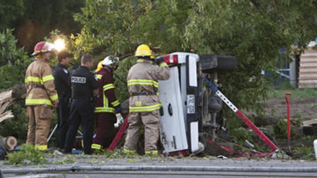 Grave accident à Sainte-Anne-des-Plaines