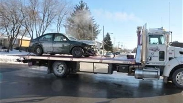 Une voiture percute un piéton à Sainte-Thérèse