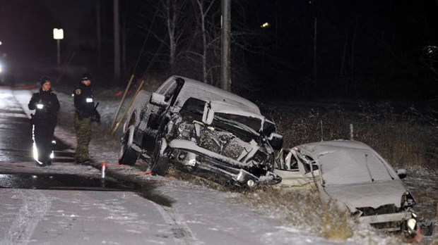 Un violent accident fait un mort à Mirabel