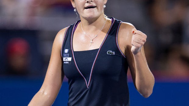 L'expérience d'Aleksandra Wozniak prévaut contre Eugenie Bouchard