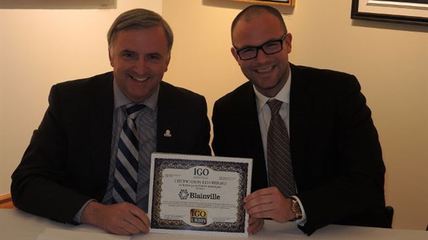 Blainville devient la première ville à obtenir la certification IGO URBIS