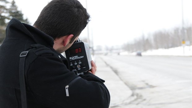 La vitesse sera surveillée par les policiers
