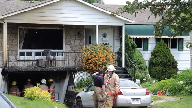 Une maison de la rue Place Chayer a brûlé