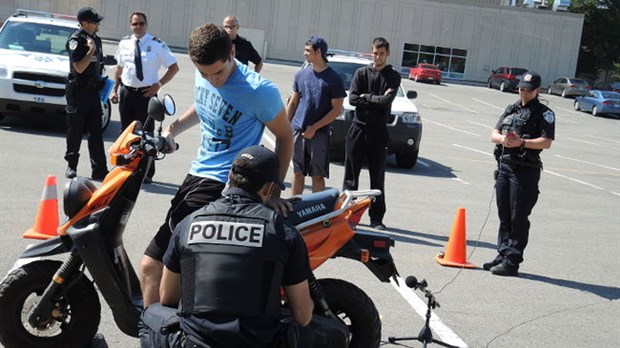 Les policiers s’attaquent au bruit des motos