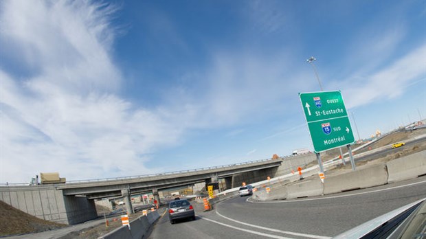 Fermeture d'une partie de l'autoroute 640 pour des travaux de nuit