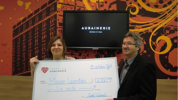 La Fondation Aubainerie soutient Moisson Laurentides