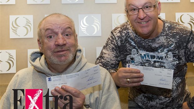 Deux frères des Laurentides se partagent le gros lot de l'Extra 