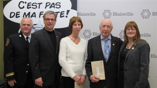 Campagne de prévention des incendies : la Ville de Blainville remet 17 prix 