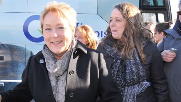 Pauline Marois de passage à Sainte-Thérèse