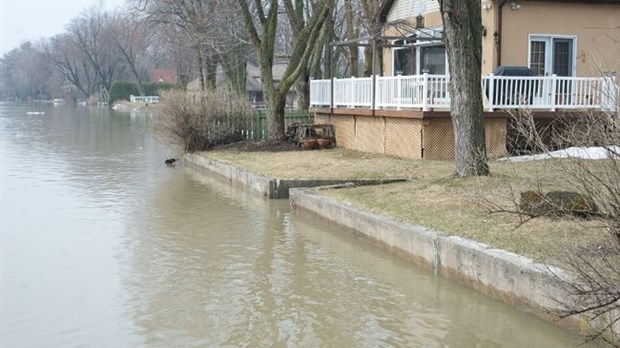 Le niveau est haut, mais reste sous le seuil d’inondation