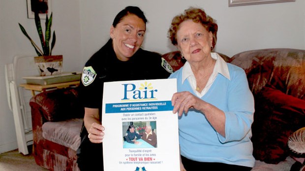 Une dame de 87 ans sauvée grâce au programme PAIR