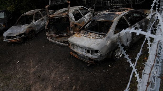 Un incendie ravage des véhicules de la fourrière
