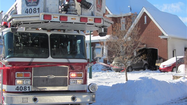 Une résidence de Blainville menacée par les flammes