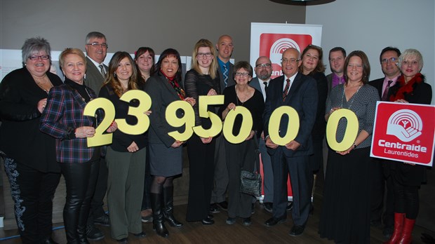 2 395 000 $ amassés par Centraide Laurentides