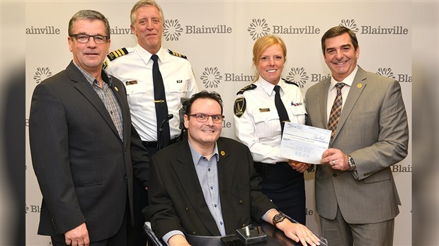 Blainville reçoit plus de 200 000 $ du ministère de la Sécurité publique