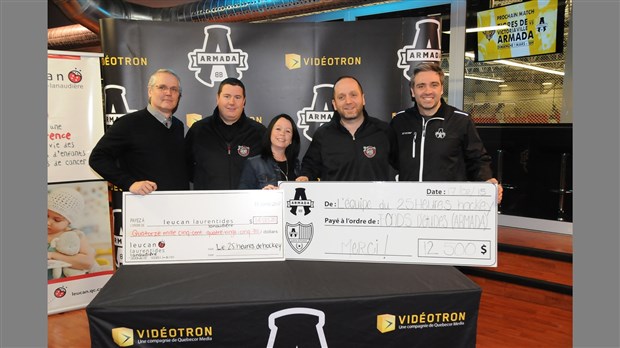 L'équipe du 25 heures hockey amasse 27 085,30 $