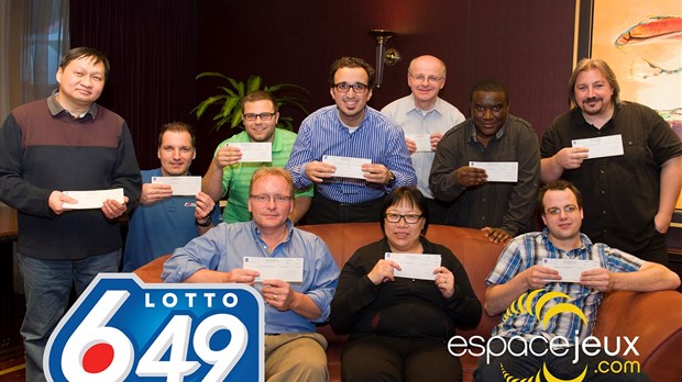 Un résident des Laurentides partage 255 210 $ avec ses collègues