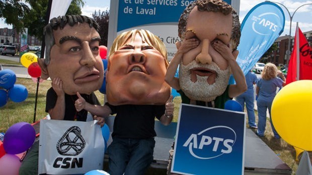 Les syndicats se mobilisent à Sainte-Thérèse