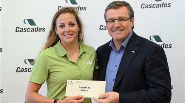 Cascades salue les efforts d'une athlète de Blainville