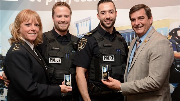 Des policiers de Blainville honorés 