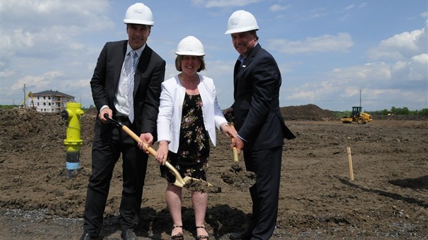 Nouvelle école primaire à Saint-Augustin: les travaux sont officiellement lancés
