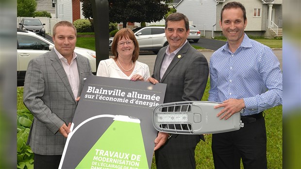 Près de 4 000 luminaires fonctionneront aux DEL d'ici huit mois à Blainville