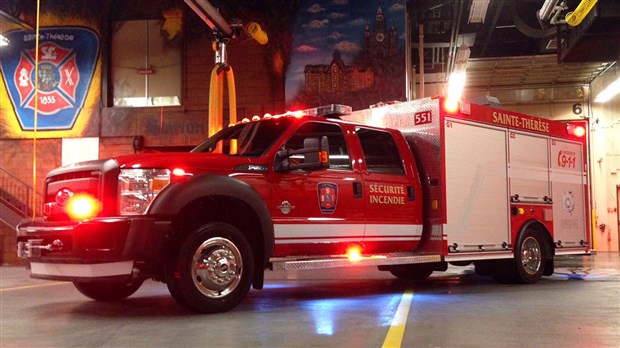La Service de sécurité incendie de Sainte-Thérèse fait l’acquisition d'un camion d'intervention rapide