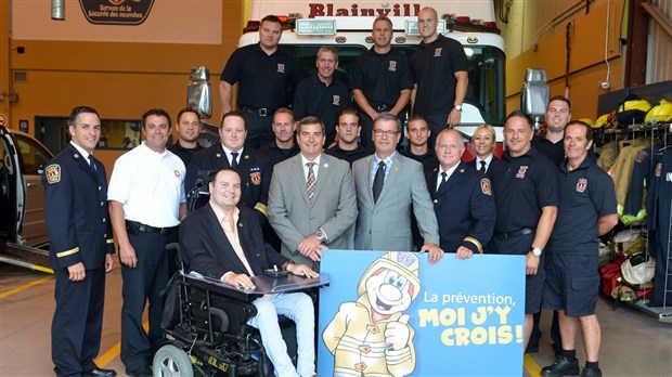 Le Service de la sécurité incendie de Blainville lance sa campagne de prévention