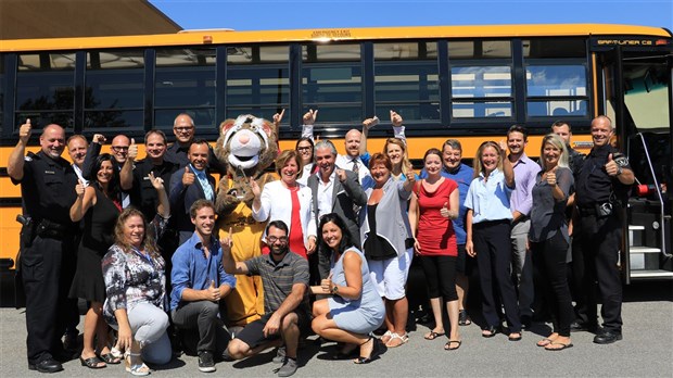 La CSSMI lance l'année scolaire sous le thème de la sécurité en transport scolaire