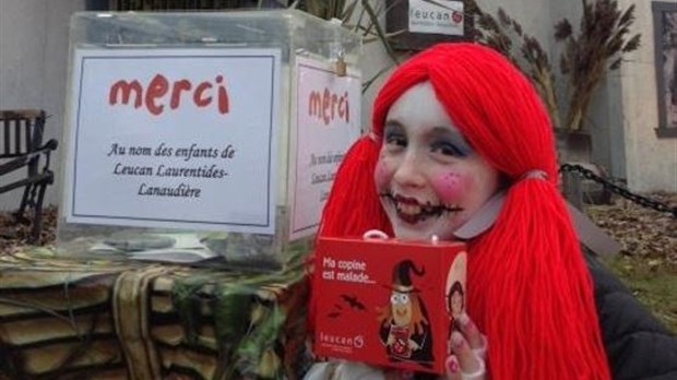 Campagne des tirelires d'Halloween Leucan