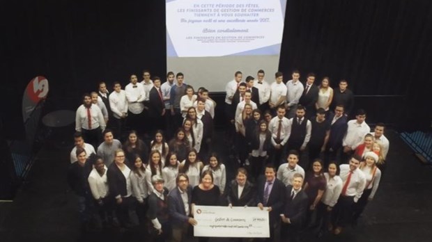 Uni contre la faim, des étudiants en Gestion de commerces amassent près de 25 000$ au profit d’organismes locaux