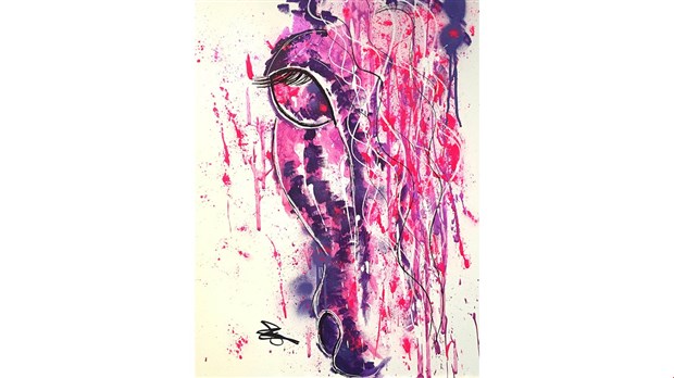 Stéphanie Vézina-Garcia, artiste du mois de juin à la bibliothèque Paul-Mercier