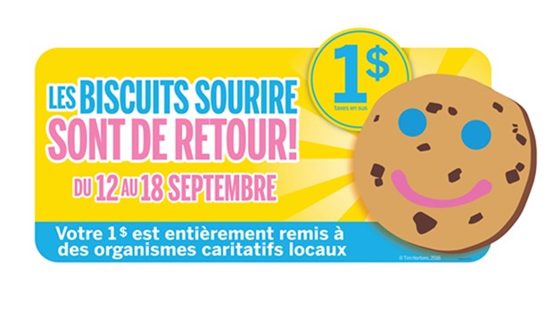 Les Biscuits Sourire sont de retour dans les Laurentides au Profit de Leucan!