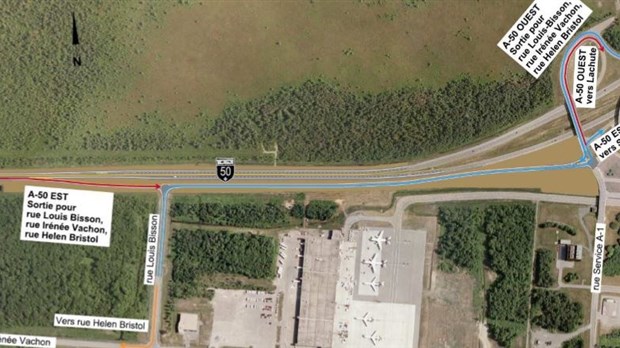 Projet de sécurisation de l’autoroute 50 à Mirabel