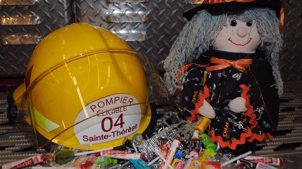 Les pompiers thérésiens au rendez-vous de la fête de l’Halloween 