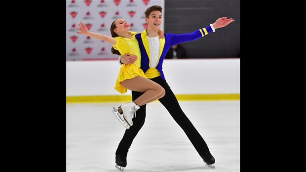 Camille Audelin-Dubé et Loucas Éthier sont champions canadiens en patinage artistique!