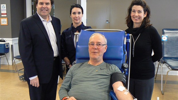 68 donneurs à la collecte de sang du maire de Bois-des-Filion 