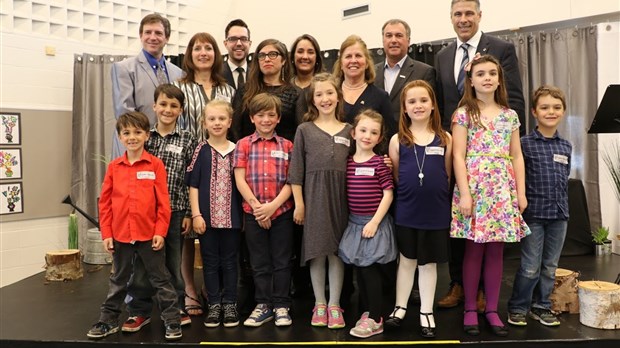 Inauguration et dévoilement du nom de la nouvelle école primaire de Saint-Augustin