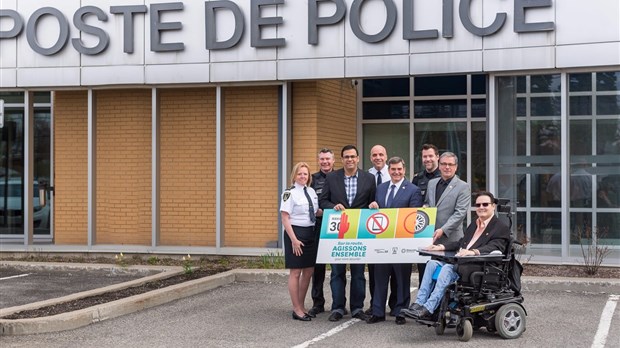 Campagne sur la sécurité routière : vitesse, cellulaire au volant et partage de la route