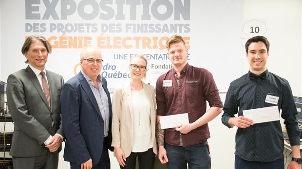 Hydro-Québec s’associe une fois de plus à la Fondation du Collège Lionel-Groulx  pour l'exposition des finissants en génie électrique 