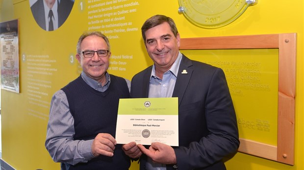 La bibliothèque Paul-Mercier certifiée LEED Argent 