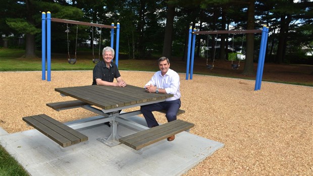 Un nouveau module de jeux au parc Joseph-Masson