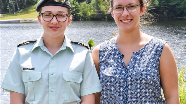 Une cadette de Ste-Anne des plaines nommée commandant d’un jour au Centre d’entraînement musical des cadets de l’Est
