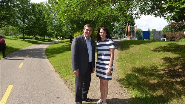 Travaux au parc de la rue de la Sentinelle à Blainville