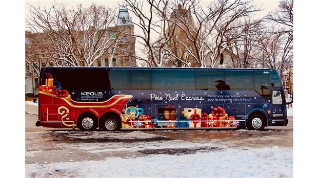 Keolis Canada organise une grande collecte de dons au profit des familles du Québec