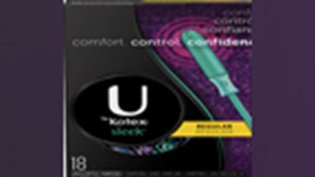 Rappel de tampons de marque U de Kotex Sleek pour défaut de fabrication