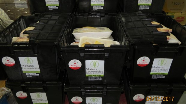 La fondation bon départ soutient moisson laurentides avec un don de 8 892 $