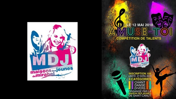 La MDJ de Saint-Canut à Mirabel invite les jeunes à participer à la première édition de la compétition de talents « Amuse-toi »
