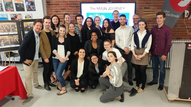 La délégation onusienne du Collège Lionel-Groulx fait bonne figure à New York